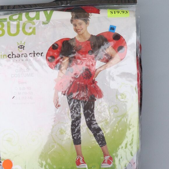 Ladybug Costume Girls Size Large 12-14 Tutu - Picture 1 of 5